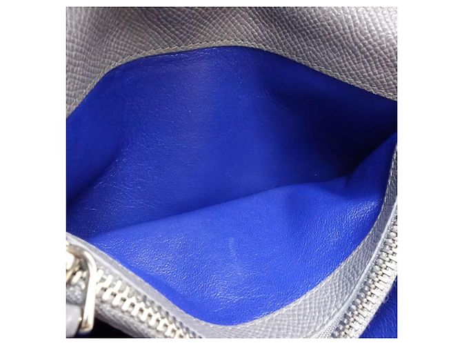 Bulgari Cartera larga de cuero gris Bvlgari Castaño - vista 9