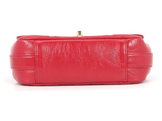 Borsa a Spalla Chanel Matelasse Chain Rosso - vista 3