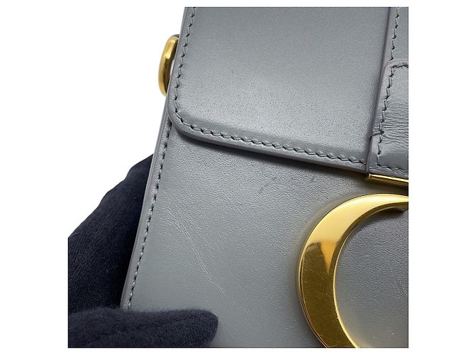 Borsa a tracolla Christian Dior 30 Montaigne in grigio Marrone - vista 7