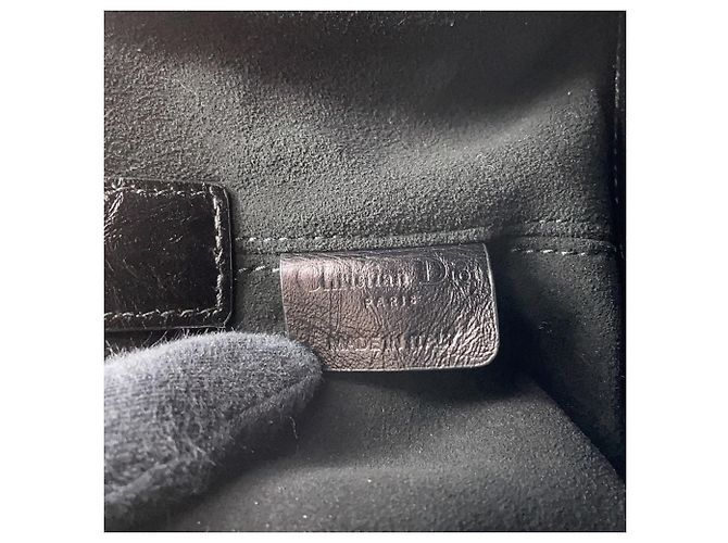 Borsa Christian Dior Macro Cannage Toujours Small Nero - vista 14