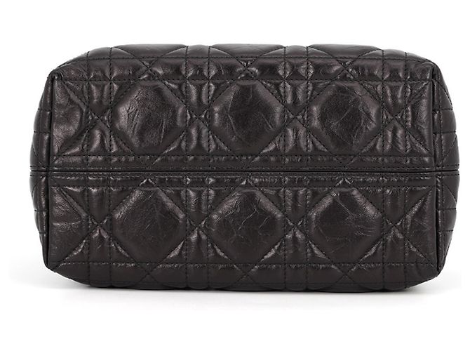 Borsa Christian Dior Macro Cannage Toujours Small Nero - vista 3