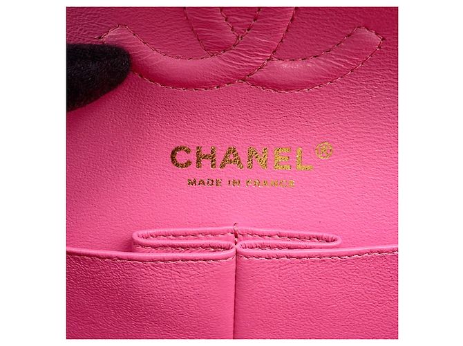 Borsa a Spalla Chanel Matelasse Chain Rosa - vista 16