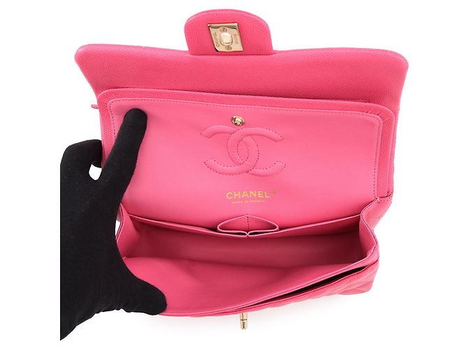 Borsa a Spalla Chanel Matelasse Chain Rosa - vista 7