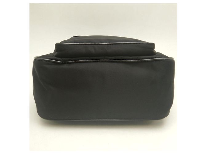 Borsa a mano nera in nylon e pelle Prada Nero - vista 7
