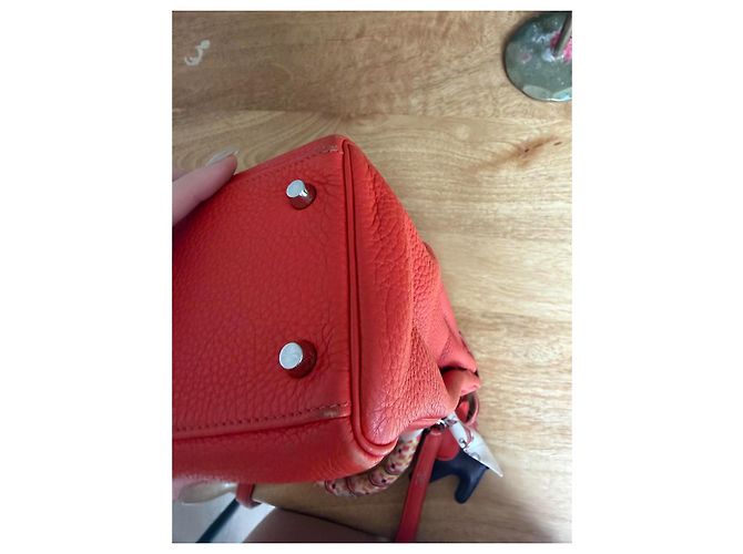 Bolso Hermès Kelly 32 Togo Roja - vista 4