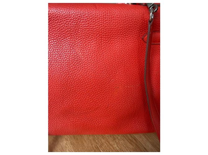 Bolso Hermès Kelly 32 Togo Roja - vista 6