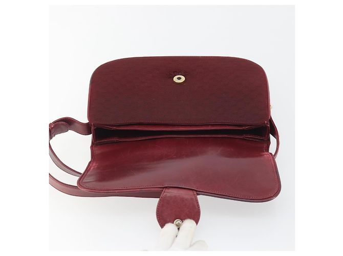 Borsa a Spalla GUCCI Micro GG Supreme Rosso Oro Auth ep15564 D'oro - vista 16