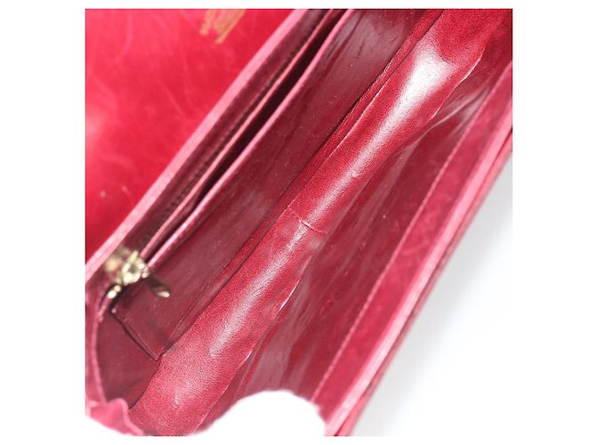 Borsa a Spalla GUCCI Micro GG Supreme Rosso Oro Auth ep15564 D'oro - vista 18