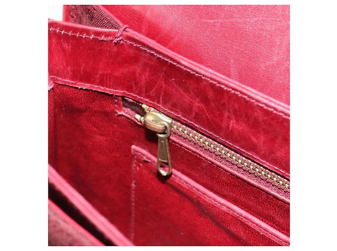 Borsa a Spalla GUCCI Micro GG Supreme Rosso Oro Auth ep15564 D'oro - vista 21