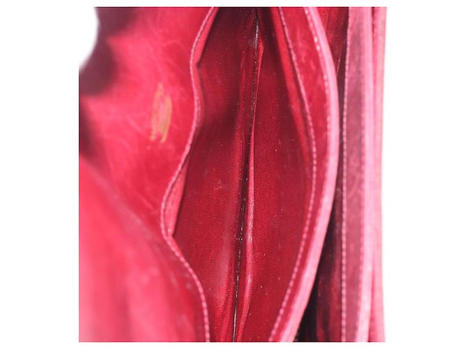 Borsa a Spalla GUCCI Micro GG Supreme Rosso Oro Auth ep15564 D'oro - vista 23