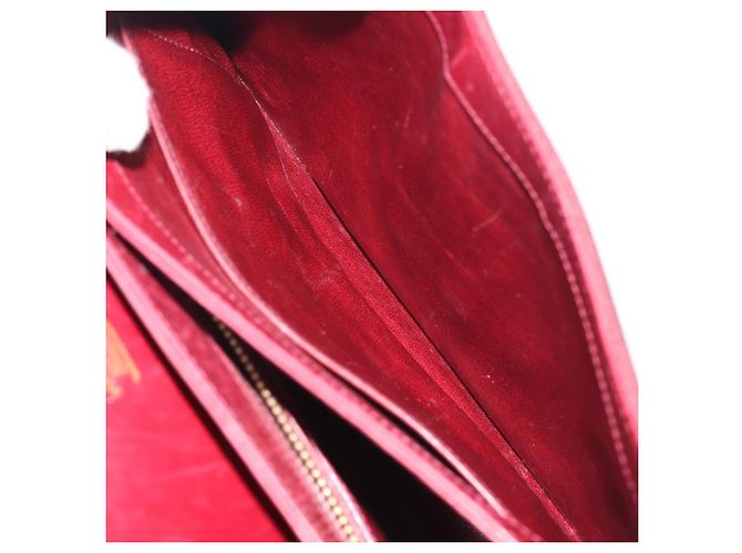 Borsa a Spalla GUCCI Micro GG Supreme Rosso Oro Auth ep15564 D'oro - vista 24