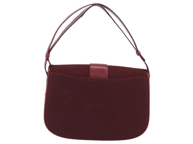 Borsa a Spalla GUCCI Micro GG Supreme Rosso Oro Auth ep15564 D'oro - vista 3