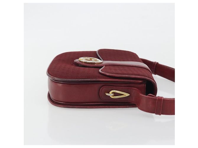 Borsa a Spalla GUCCI Micro GG Supreme Rosso Oro Auth ep15564 D'oro - vista 4