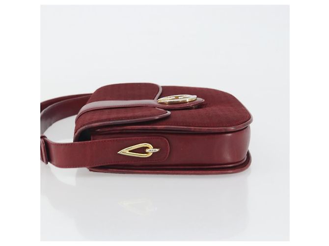 Borsa a Spalla GUCCI Micro GG Supreme Rosso Oro Auth ep15564 D'oro - vista 5