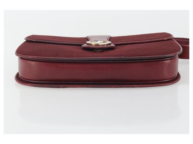 Borsa a Spalla GUCCI Micro GG Supreme Rosso Oro Auth ep15564 D'oro - vista 9