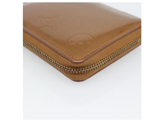 LOUIS VUITTON Monogram Vernis Bloom Wallet Bronze M91152 LV Auth BA14238 Bronzo - vista 16