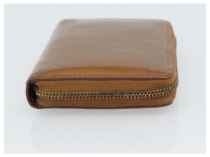 LOUIS VUITTON Monogram Vernis Bloom Wallet Bronze M91152 LV Auth BA14238 Bronzo - vista 6