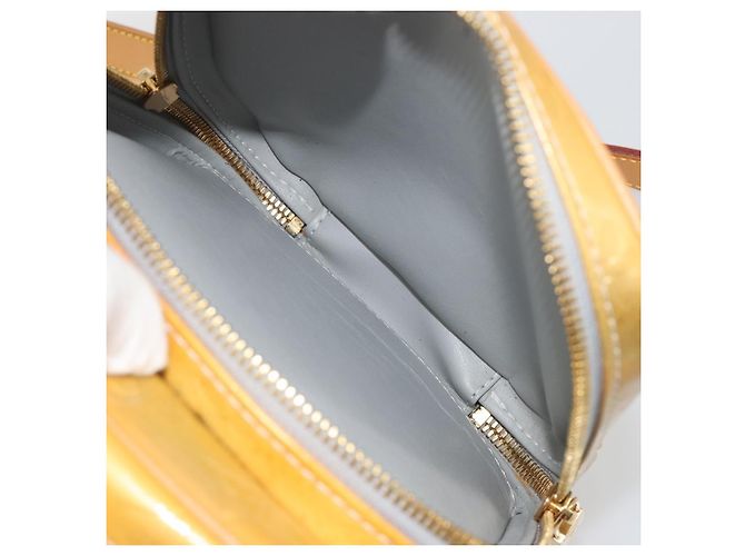LOUIS VUITTON Monogram Vernis Wooster Shoulder Bag Gris M91036 LV Auth ep15487 Grigio - vista 10