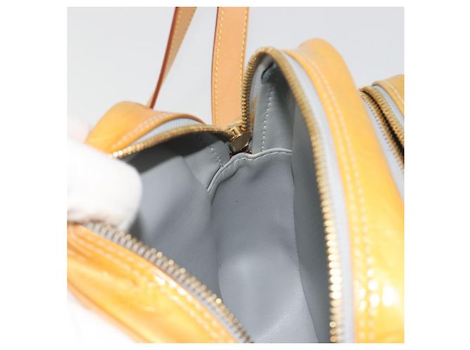 LOUIS VUITTON Monogram Vernis Wooster Shoulder Bag Gris M91036 LV Auth ep15487 Grigio - vista 20