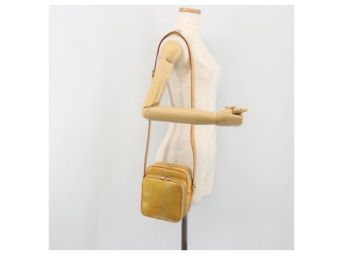 LOUIS VUITTON Monogram Vernis Wooster Shoulder Bag Gris M91036 LV Auth ep15487 Grigio - vista 22