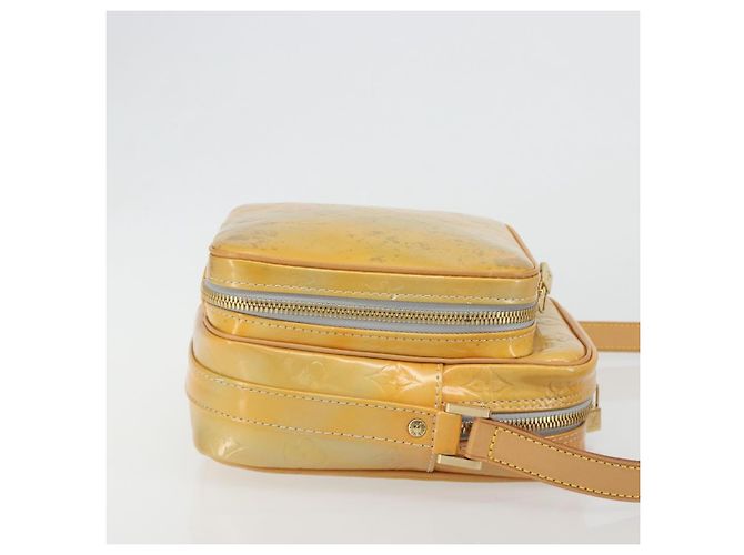 LOUIS VUITTON Monogram Vernis Wooster Shoulder Bag Gris M91036 LV Auth ep15487 Grigio - vista 3