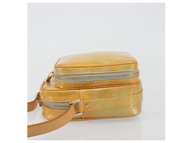 LOUIS VUITTON Monogram Vernis Wooster Shoulder Bag Gris M91036 LV Auth ep15487 Grigio - vista 4
