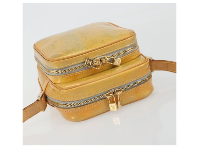 LOUIS VUITTON Monogram Vernis Wooster Shoulder Bag Gris M91036 LV Auth ep15487 Grigio - vista 6