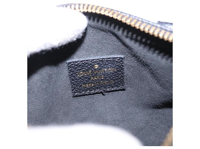 LOUIS VUITTON Borsa Nano Speedy Monogram Empreinte Nera M81456 LV Auth ar14137SAM Nero - vista 20