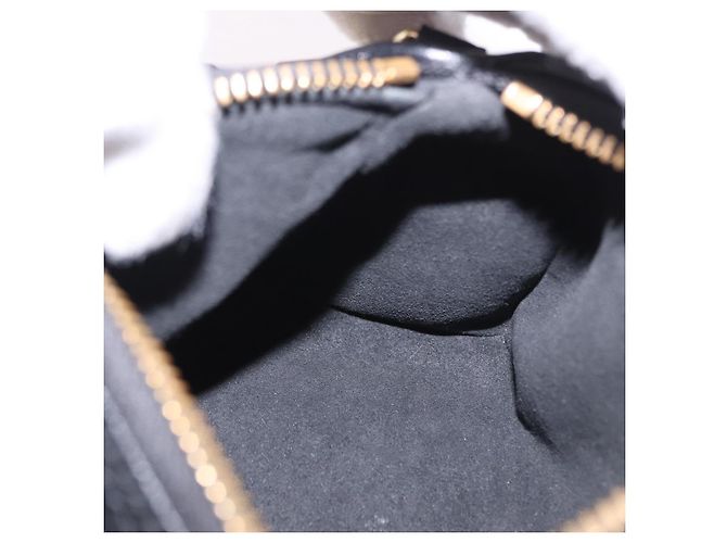LOUIS VUITTON Borsa Nano Speedy Monogram Empreinte Nera M81456 LV Auth ar14137SAM Nero - vista 22