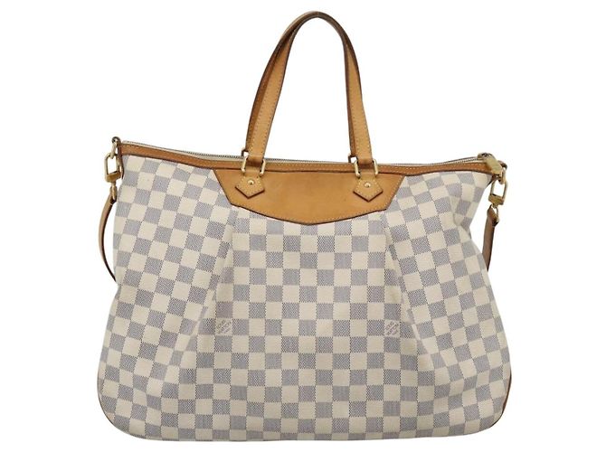 LOUIS VUITTON Sac à bandoulière Damier Azur Siracusa GM N41111 LV Auth ep15640A - vue 2