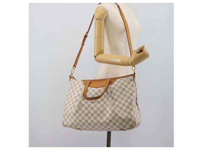 LOUIS VUITTON Sac à bandoulière Damier Azur Siracusa GM N41111 LV Auth ep15640A - vue 23