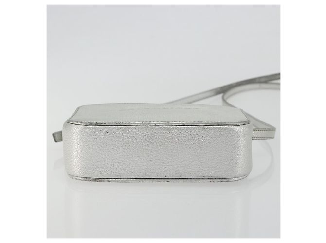 Borsa a tracolla BALENCIAGA Everyday in pelle Argento 552372 Auth 192828A - vista 10