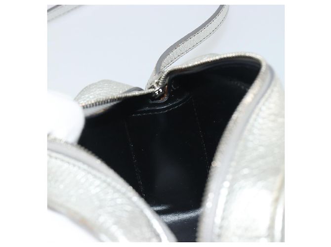 Borsa a tracolla BALENCIAGA Everyday in pelle Argento 552372 Auth 192828A - vista 18