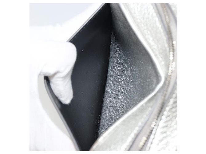 Borsa a tracolla BALENCIAGA Everyday in pelle Argento 552372 Auth 192828A - vista 20