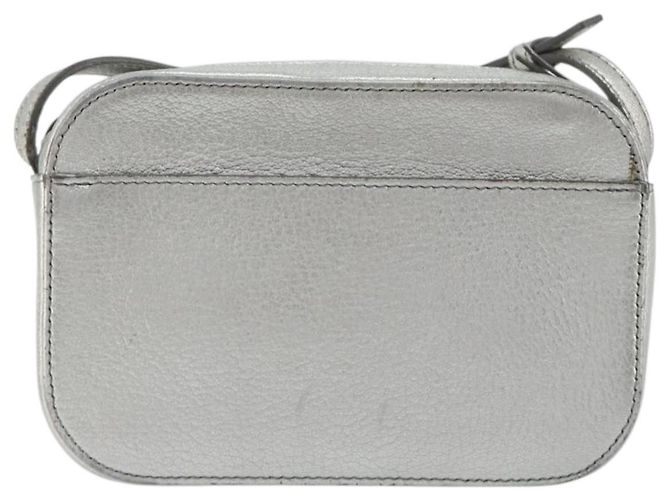 Borsa a tracolla BALENCIAGA Everyday in pelle Argento 552372 Auth 192828A - vista 3