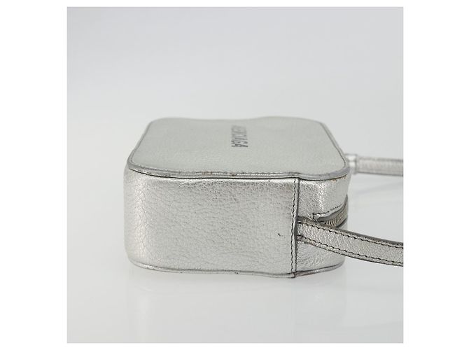 Borsa a tracolla BALENCIAGA Everyday in pelle Argento 552372 Auth 192828A - vista 4