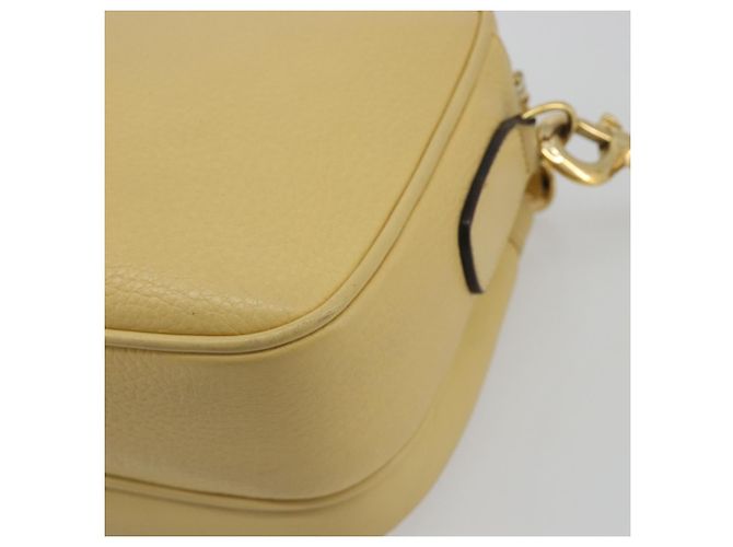 Borsa a Spalla GUCCI in Pelle Avorio Oro 001 115 1515 Auth bs36281 - vista 12