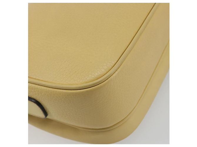 Borsa a Spalla GUCCI in Pelle Avorio Oro 001 115 1515 Auth bs36281 - vista 13