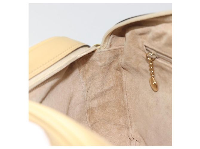 Borsa a Spalla GUCCI in Pelle Avorio Oro 001 115 1515 Auth bs36281 - vista 18