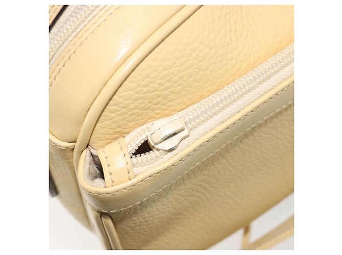 Borsa a Spalla GUCCI in Pelle Avorio Oro 001 115 1515 Auth bs36281 - vista 21