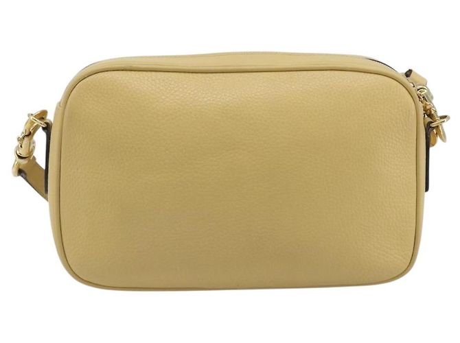 Borsa a Spalla GUCCI in Pelle Avorio Oro 001 115 1515 Auth bs36281 - vista 3