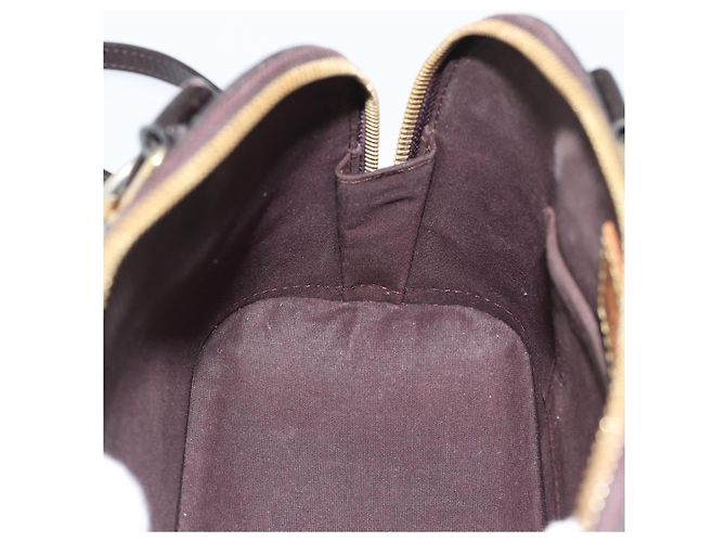 LOUIS VUITTON Borsa Monogram Vernis Alma BB Amarante M91678 LV Auth ka5391 Bordò - vista 22