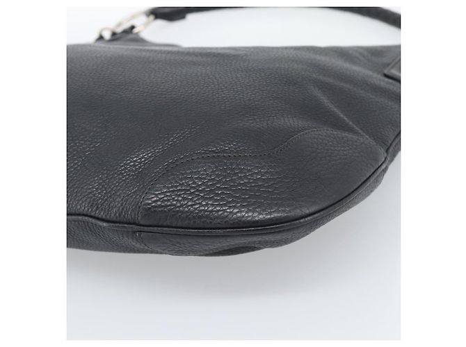 Borsa a tracolla PRADA in pelle nera argento ka5401V Nero - vista 10