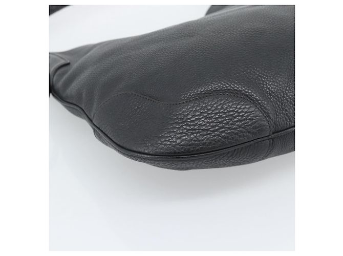 Borsa a tracolla PRADA in pelle nera argento ka5401V Nero - vista 11
