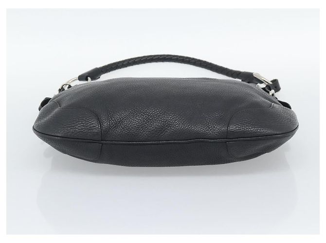 Borsa a tracolla PRADA in pelle nera argento ka5401V Nero - vista 9