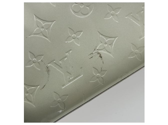 LOUIS VUITTON Borsa Monogram Vernis Reade PM Gris M91145 LV Auth ep15380 Grigio - vista 10