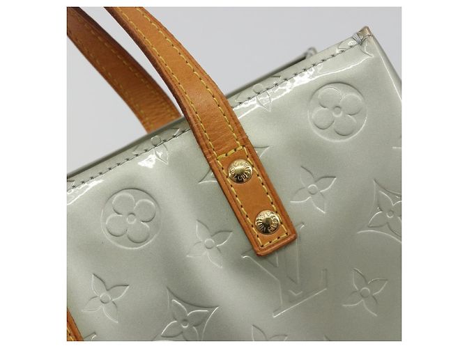 LOUIS VUITTON Borsa Monogram Vernis Reade PM Gris M91145 LV Auth ep15380 Grigio - vista 17