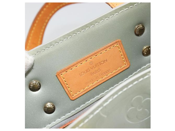 LOUIS VUITTON Borsa Monogram Vernis Reade PM Gris M91145 LV Auth ep15380 Grigio - vista 18