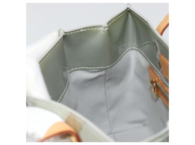 LOUIS VUITTON Borsa Monogram Vernis Reade PM Gris M91145 LV Auth ep15380 Grigio - vista 20