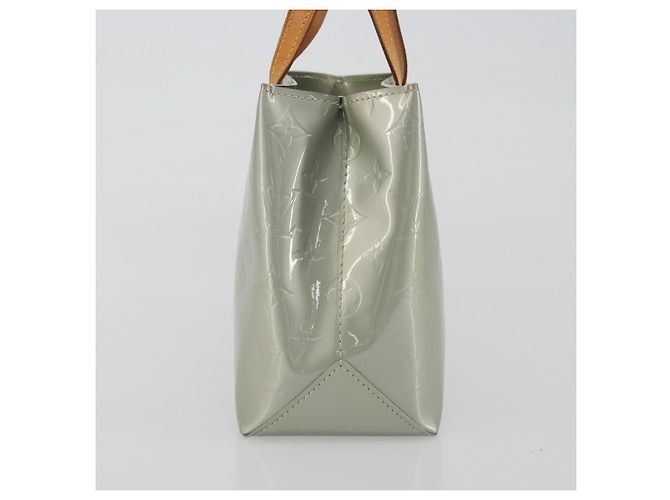 LOUIS VUITTON Borsa Monogram Vernis Reade PM Gris M91145 LV Auth ep15380 Grigio - vista 3